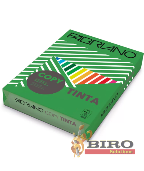 Hîrtie colorată A4 FABRIANO Tinta Verde, 80 gr/m2, 500 foi, intensiv, verde